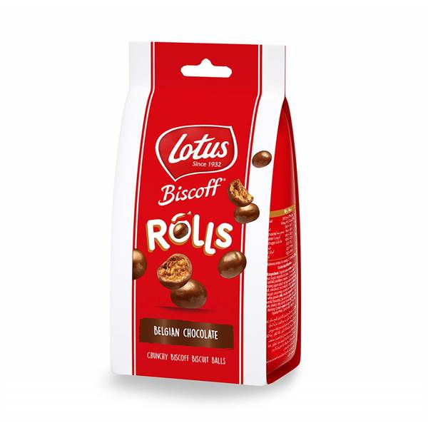 Lotus Biscoff Belgian Chocolate Rolls Imported